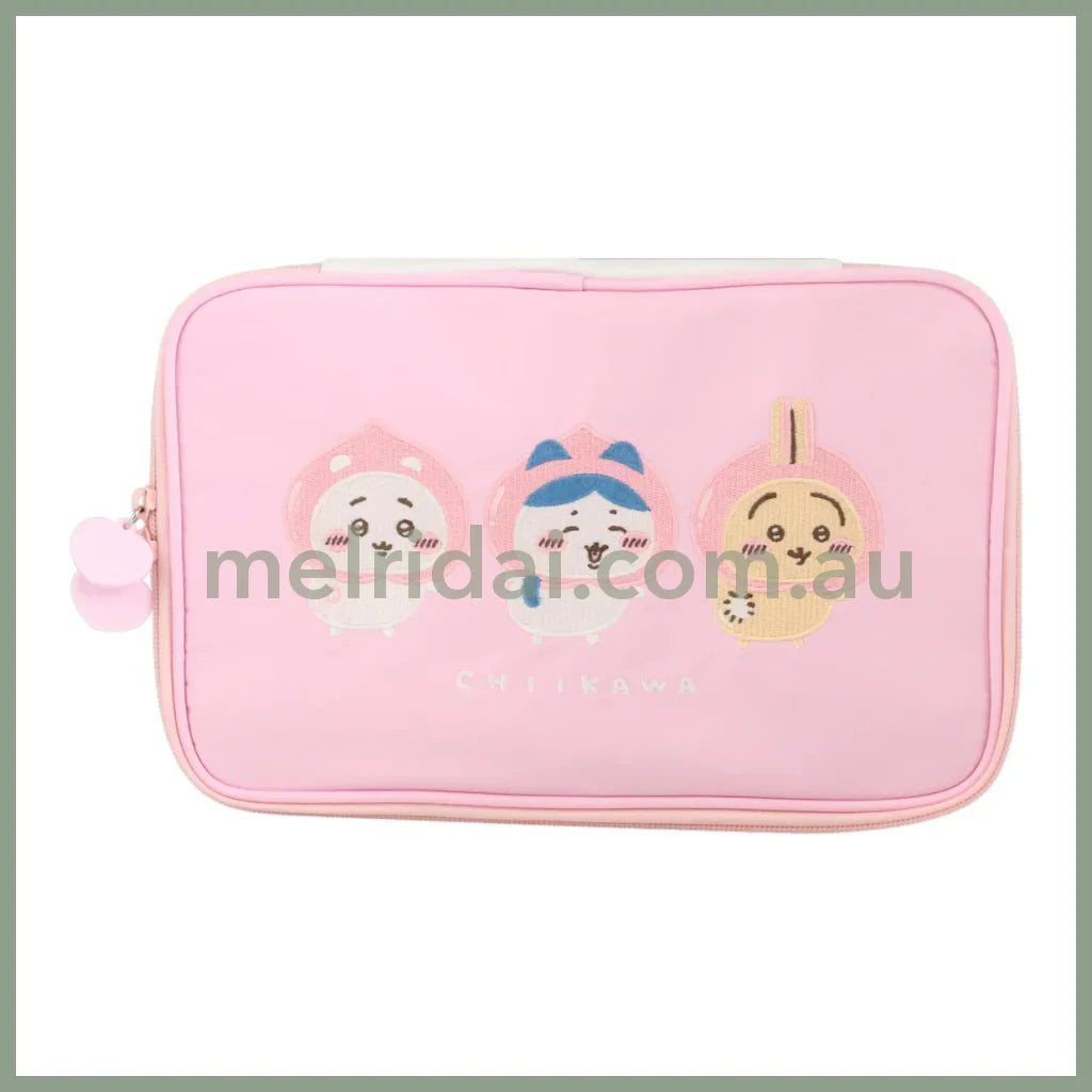 CHIIKAWA x SHOBIDO | Peach Series Multi-purpose Pouch W290×H190×D100mm
