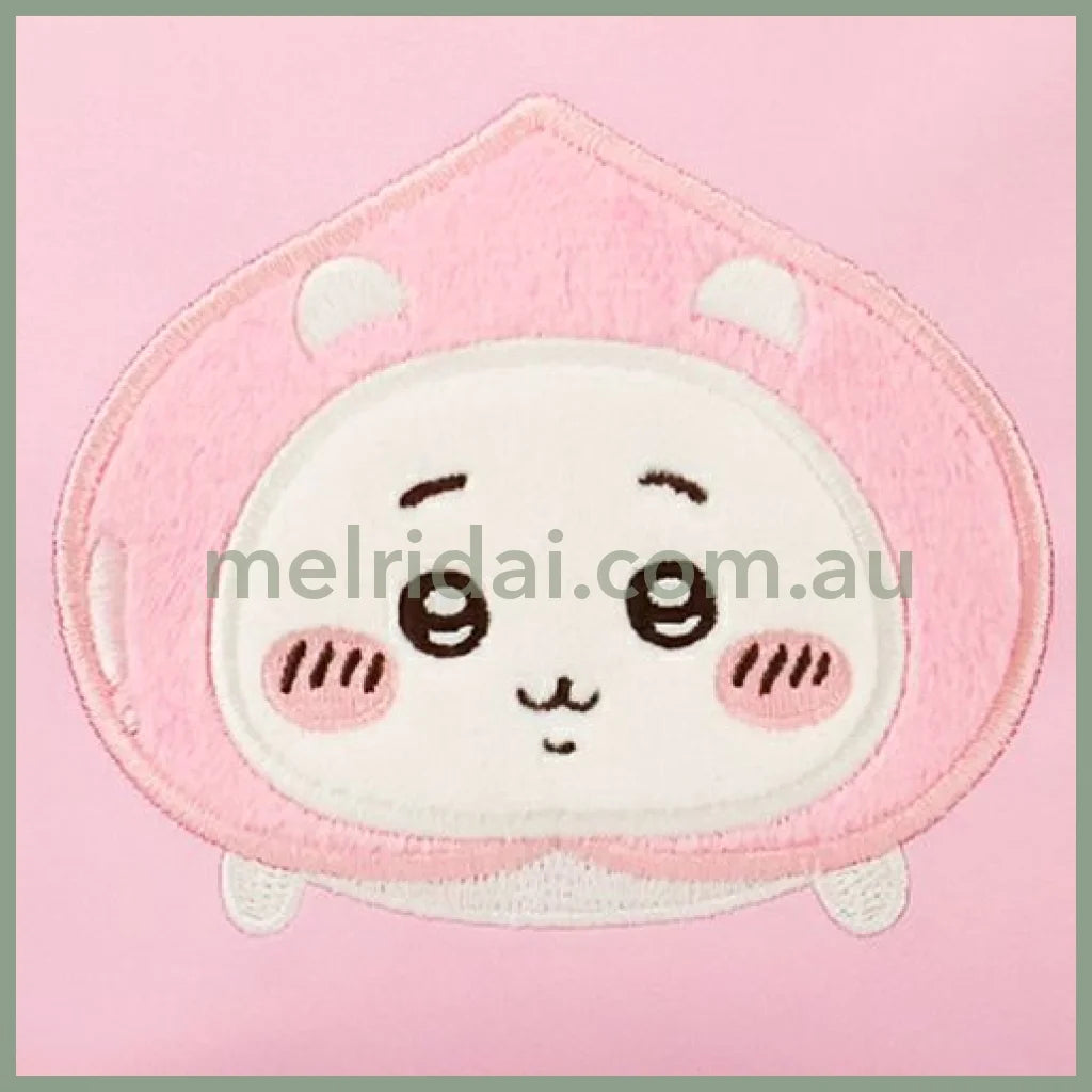 CHIIKAWA x SHOBIDO | Peach Series Square Pouch W130×H130×D40mm (Chiikawa)