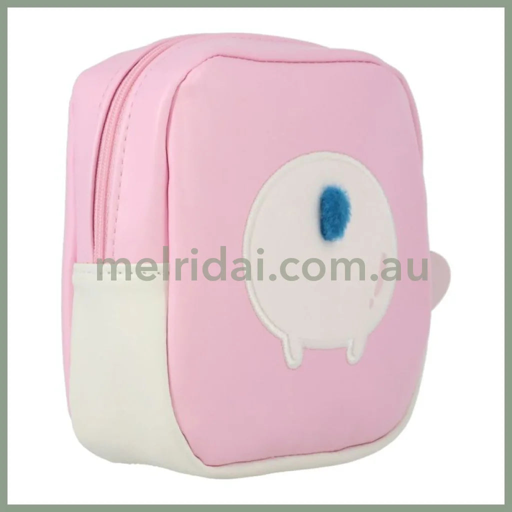 CHIIKAWA x SHOBIDO | Peach Series Square Pouch W130×H130×D40mm (Hachiware)