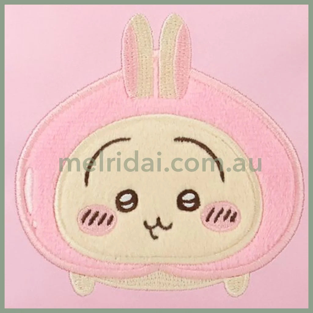 CHIIKAWA x SHOBIDO | Peach Series Square Pouch W130×H130×D40mm (Usagi)