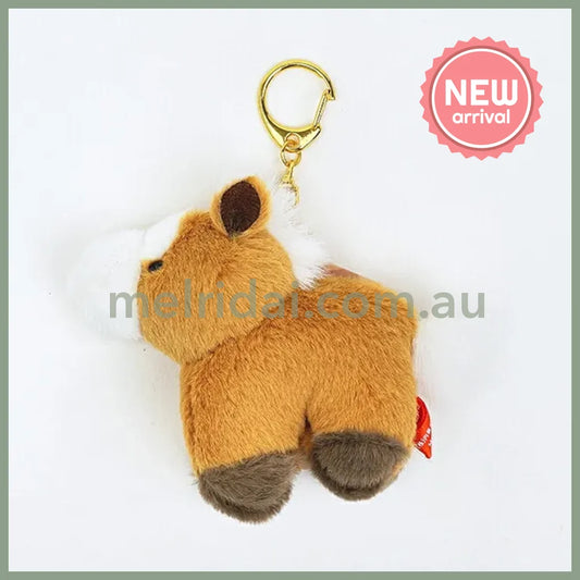 Chinese Zodiac Pocha Horse Plush Toy Keychain