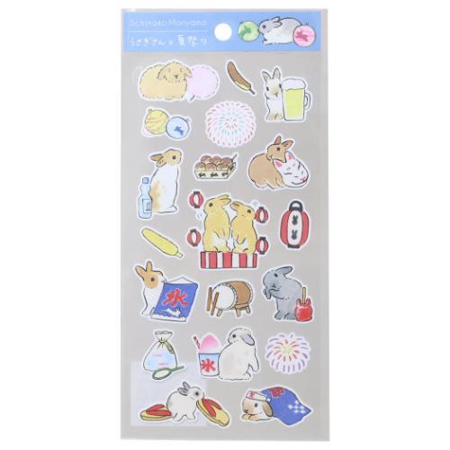 Active Corporation x Shinako Moriyama | Summer Festival Paper Stickers 195x90mm