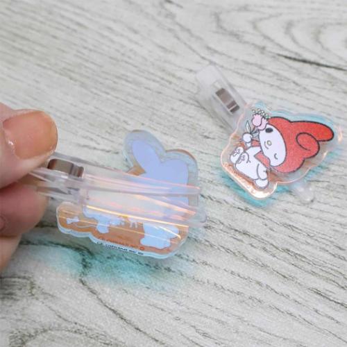 SANRIO | My Melody Aurora Acrylic Hair Clip Set 40×40mm