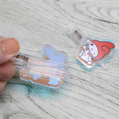 SANRIO | My Melody Aurora Acrylic Hair Clip Set 40×40mm