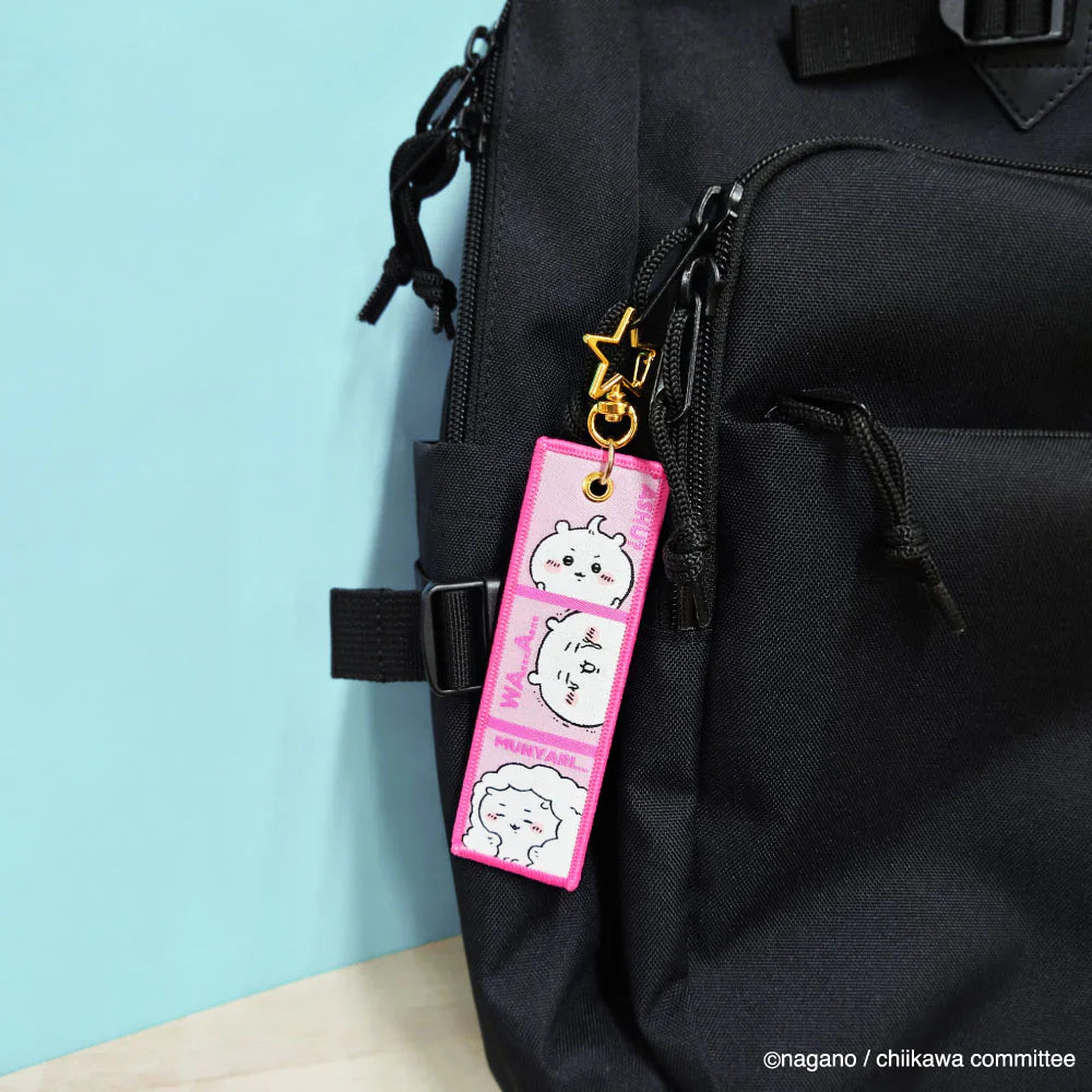 Chiikawa | Embroidery Flight Tag Keychain H150×W36Mm