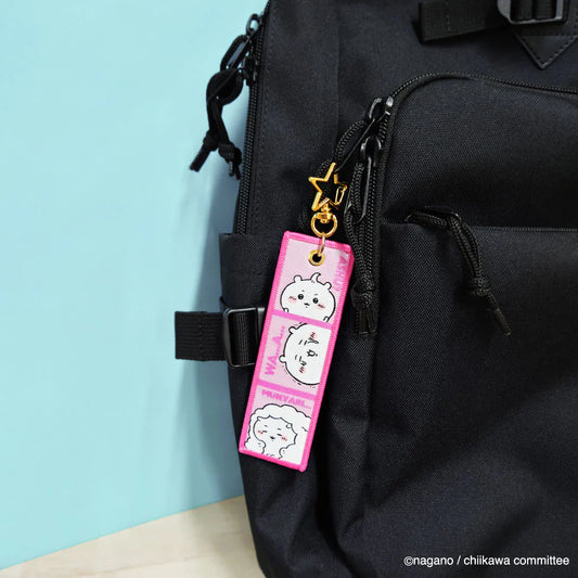 Chiikawa | Embroidery Flight Tag Keychain H150×W36Mm