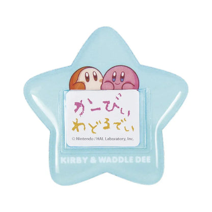 Kirby Of The Stars | Name Badge Star Group / Kirby & Waddle Dee 68 x 71 x 4mm