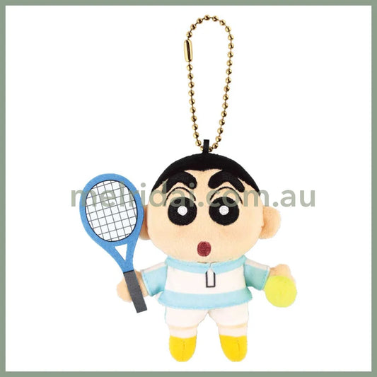 Crayon Shin chan | Club Activity Mascot Keychain Bag Charm 120×85×50mm (Tennis Club)