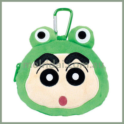 Crayon Shin-Chan | Face-Shaped Zipper Mascot Keychain With Carabiner H90 X W130 D60Mm