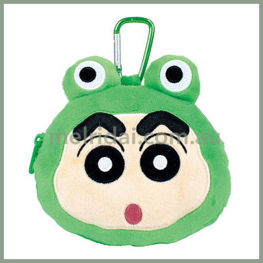 Crayon Shin-Chan | Face-Shaped Zipper Mascot Keychain With Carabiner H90 X W130 D60Mm
