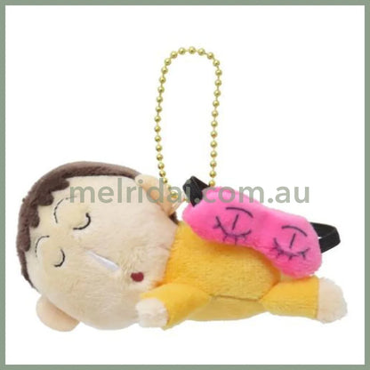 Crayon Shin-Chan | Crayon Shin-Chan Mascot Dreaming 110X60X68Mm 蜡笔小新 睡觉玩偶挂件/包挂/钥匙链 阿呆 Bo‑Chan