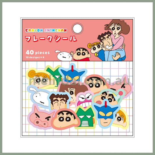 Crayon Shin-chan | Planner Stickers Flake sticker 40 Pieces
