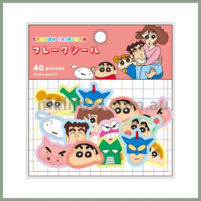 Crayon Shin-chan | Planner Stickers Flake sticker 40 Pieces