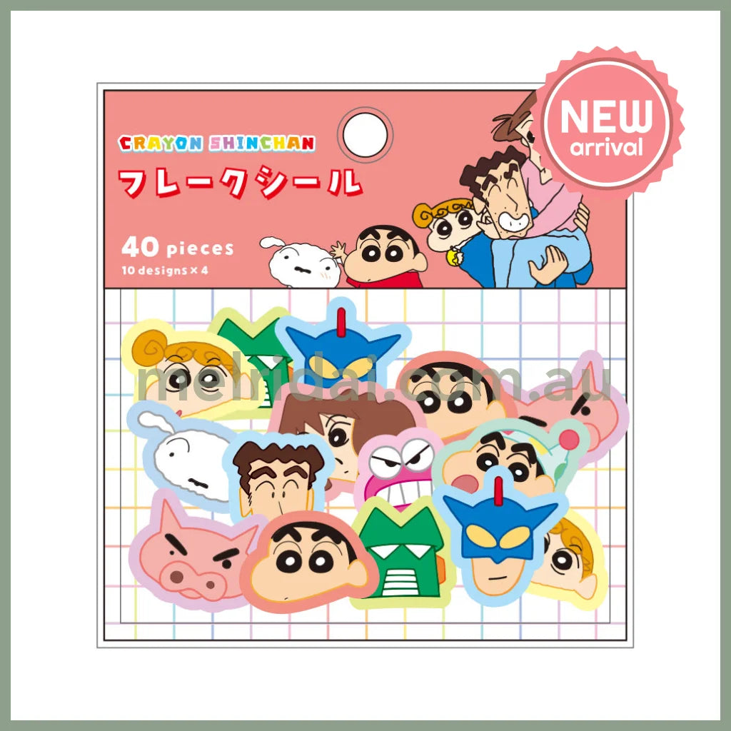 Crayon Shin-chan | Planner Stickers Flake sticker 40 Pieces