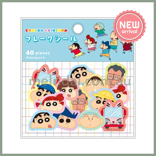Crayon Shin-chan | Planner Stickers Flake sticker 40 Pieces