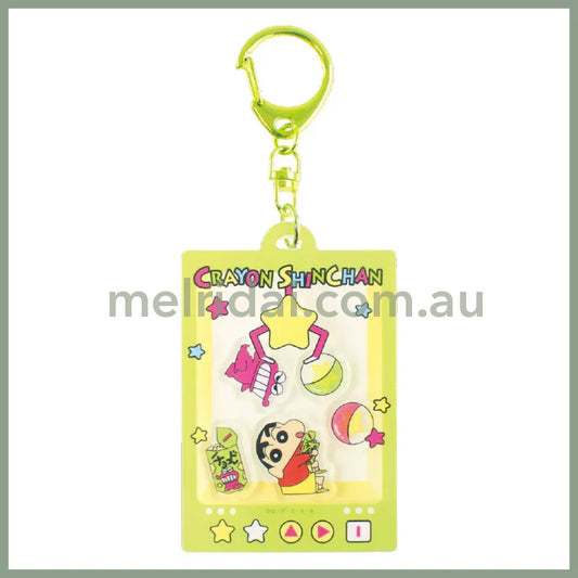 Crayon Shin-chan | Shaka Shaka Acrylic Keychain 55x84x7mm (Shinnosuke Nohara - Crane Game)