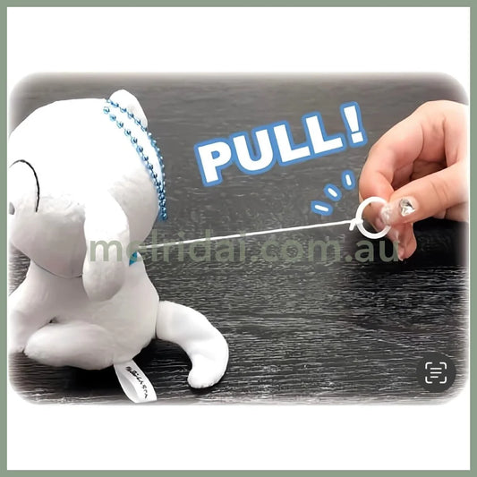 Crayon Shin-chan | Tail-shaking Mascot Holder Plush Keychain Bag Charm H120×W95×D95mm (Dog)