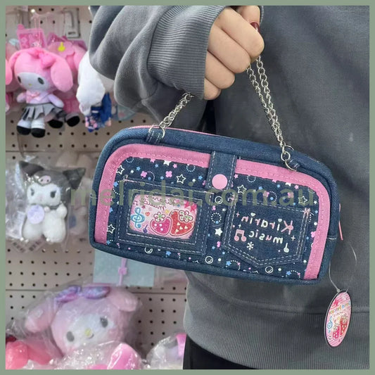 SANRIO | Denim Days Pencil Case Mini Handbag H90×W185×D60mm (Pink)