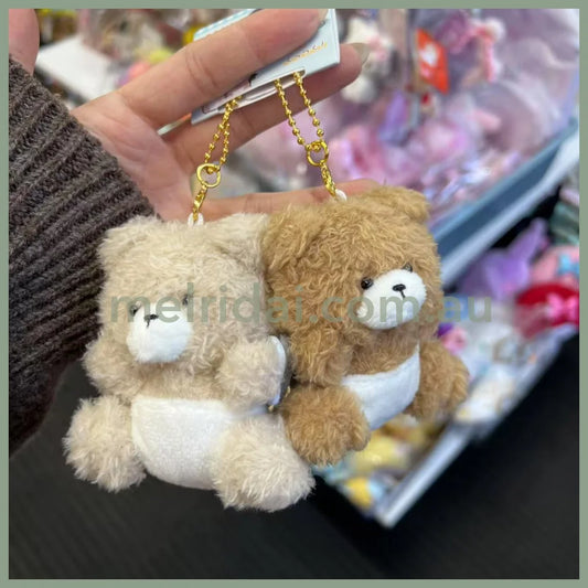 CRUX | Plush Keychain with Magnet set W115×H150×D80mm (Baby Kumajiro & Kumakaro)