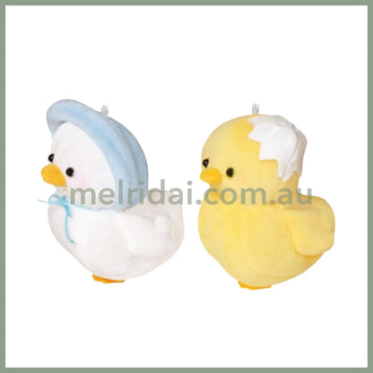 Crux | Plush Keychain With Magnet Set W115×H150×D80Mm (Duck & Chick)