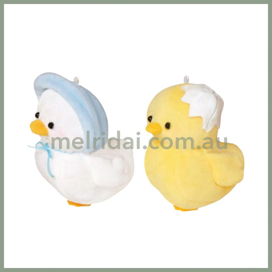 Crux | Plush Keychain With Magnet Set W115×H150×D80Mm (Duck & Chick)