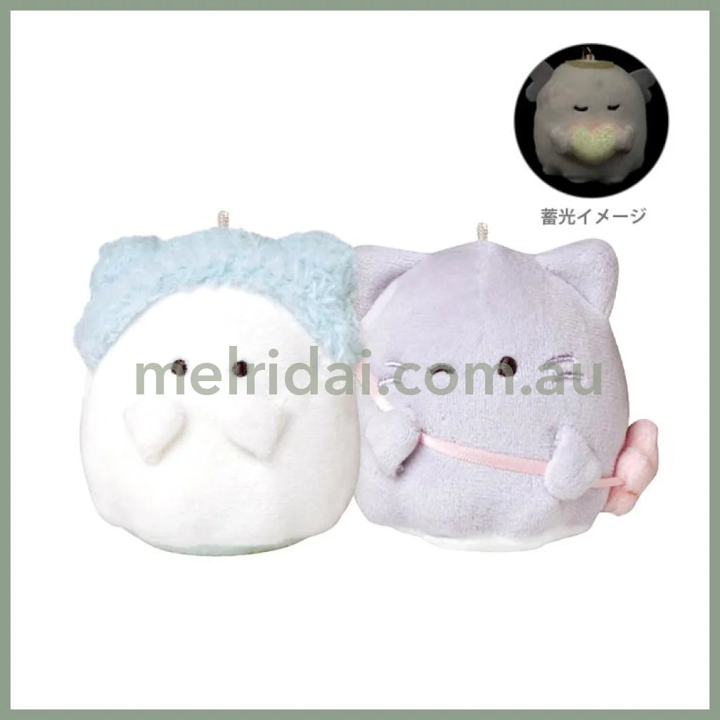 Crux | Plush Keychain With Magnet Set W115×H150×D80Mm (Obakenu And Nyankonu)