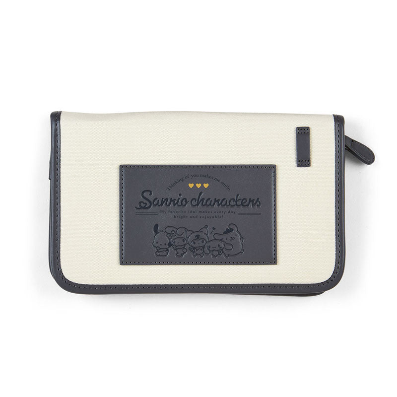 Sanrio | Multi Pouch (Enjoy Idol) 23×2.5×14Cm // Pu Black