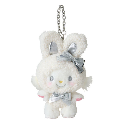Sanrio | Wishmemell Mascot Charm Holder Keychain 14.9 X 10.6 6.4Cm (Fluffy Snow Rabbit)