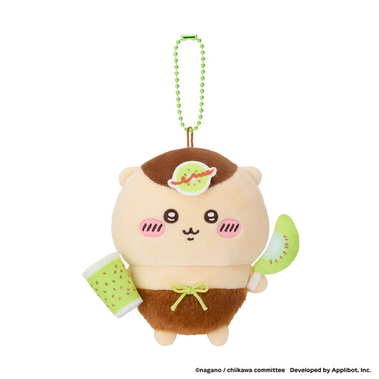 CHIIKAWA | Chiikawa Pocket Fruit Mascot Keychain Bag Charm 125x110x60mm (Kurimanju)