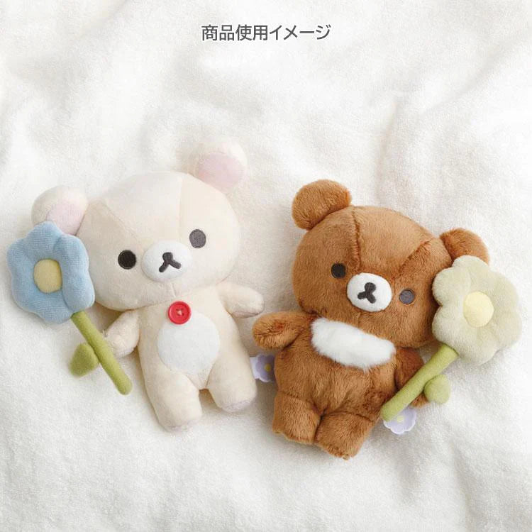 San-X | Korilakkuma Plush Toy Plush Doll 170×180×85mm (Basic Rilakkuma Flower)