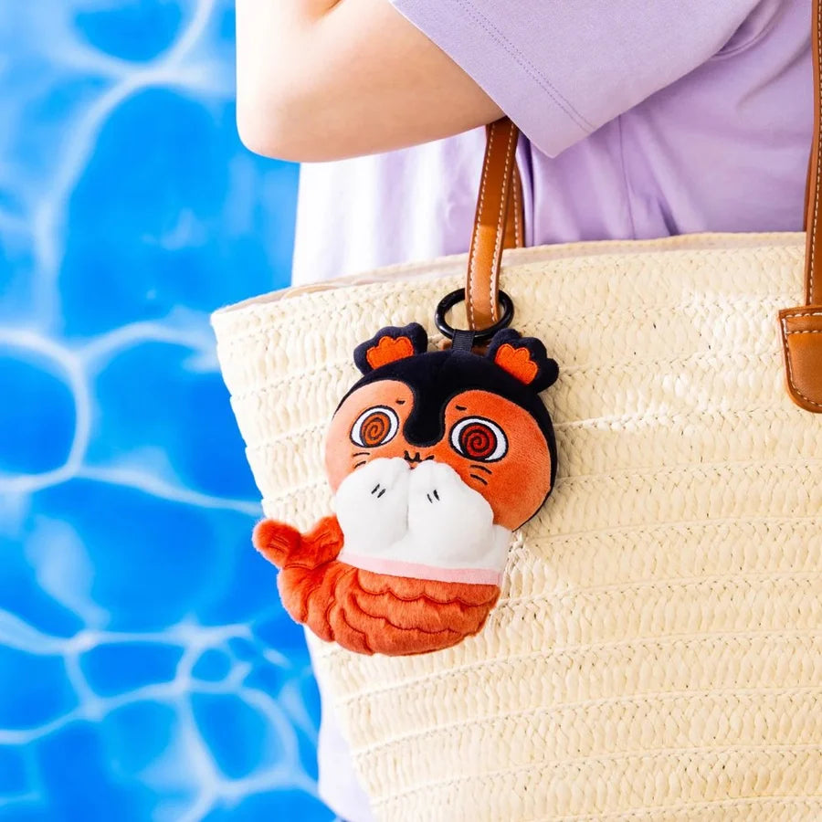 CHIIKAWA | Siren / Spicy Face Mascot Holder Bag Charm Keychain 135×110×80mm (Chiikawa Movie The Secret of Mermaid Island)