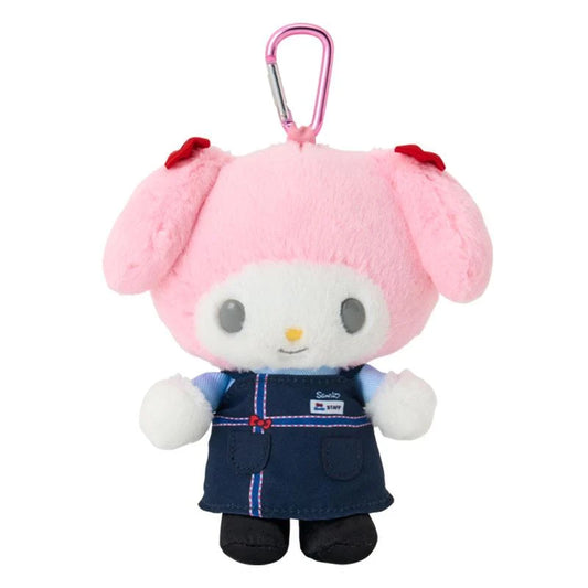 SANRIO | My Melody Plush Mascot Holder Keychain Bag Charm 125×80×135mm (Mini Sanrio Celebrating Shop 55th Anniversary)