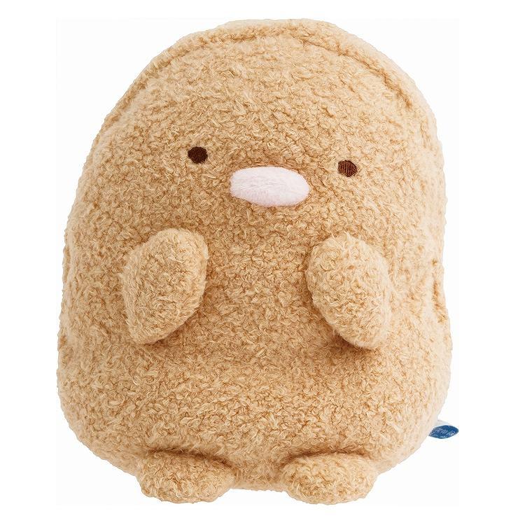 SAN-X | Sumikko Gurashi Tonkatsu Fried Pork Plush Doll Mochi Mochi Squishy Plush 135×100×105mm (Sumikko’s Favorite)