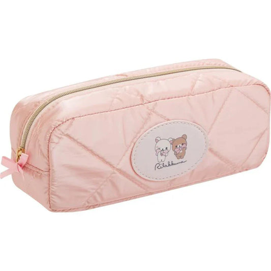 SAN-X | Chairoikoguma Korilakkuma Pen Case Pencil Pouch 70×190×60mm (Makeup Rilakkuma)