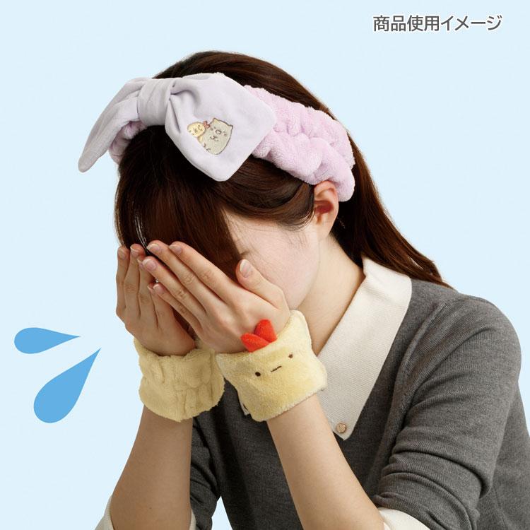 SAN-X | Sumikko Gurashi Hair Band Hairband with Ribbon 560mm (Neko & Ebifurai no Shippo)