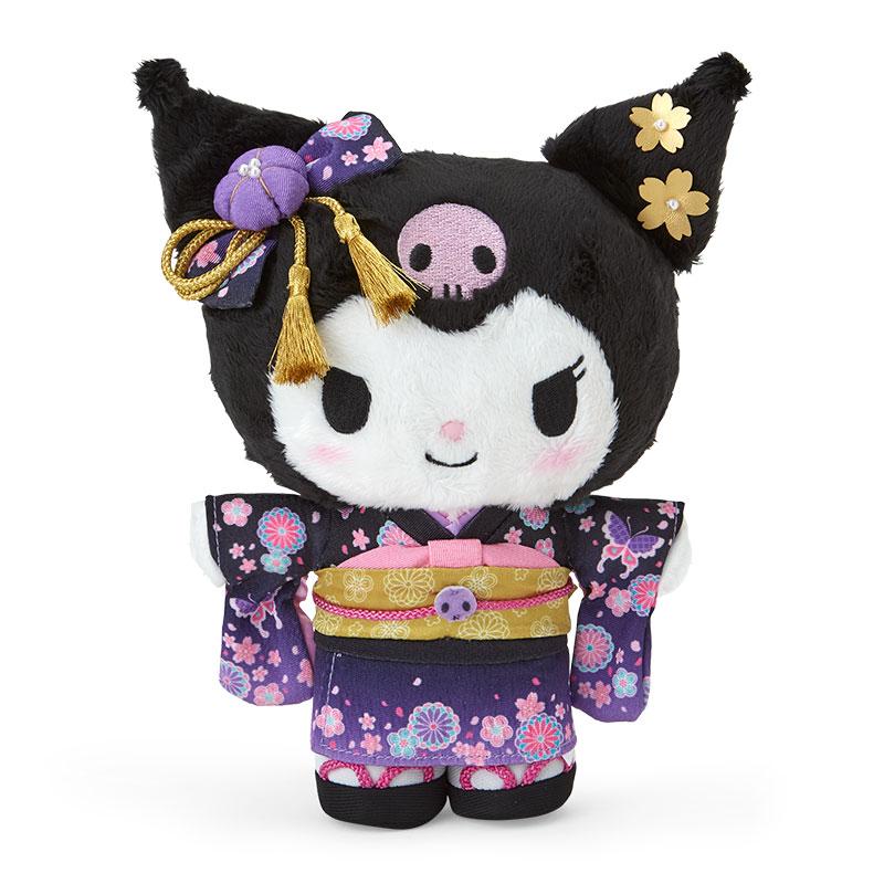 Sanrio | Kuromi Plush Doll 19×8×23Cm (Kimono/ Sakura 2024)
