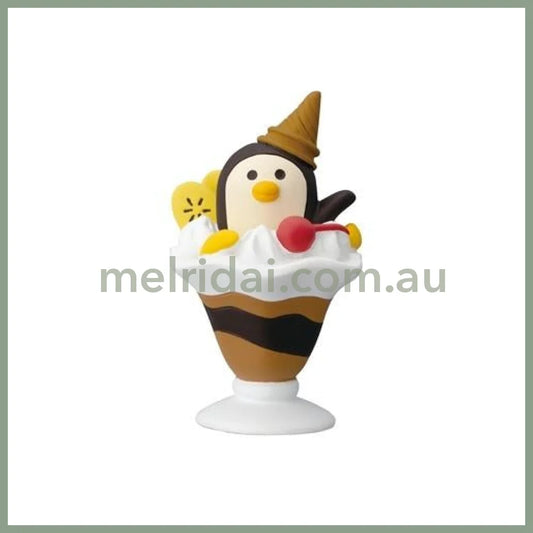 DECOLE｜Concombre Figurine Penguin Chocolate Parfait 34mm×38mm×H60mm