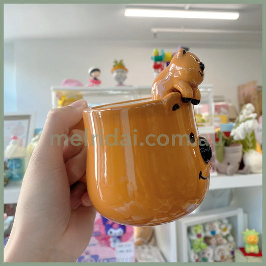 Decole | G’day Mate! Australian Animals Mug & Spoon Set (Quokka) 日本陶瓷 澳洲小动物系列 短尾矮袋鼠陶瓷马克杯&小勺子套装