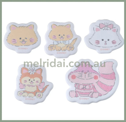 Disneycat Day 2023 Cat Character Seal/Sticker Flake 10 Types*4Pcs