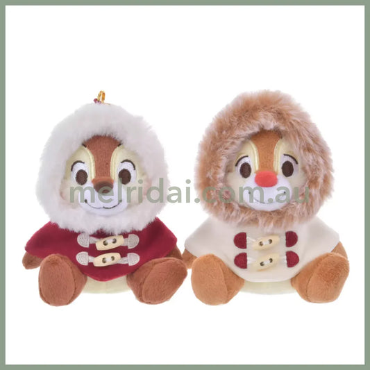 Disney | Chip And Dale Mascot Holder Plush Keychain 11.5×9.5×7.5Cm (Duffel Collection)