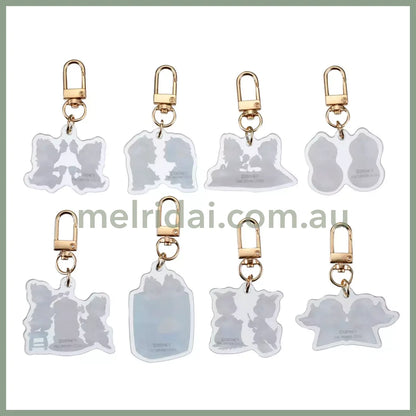 Disney | Chip & Dale ’Dinosaur Designed Pajamas’ Secret Acrylic Key Charm 6.5×5.5×1.7Cm