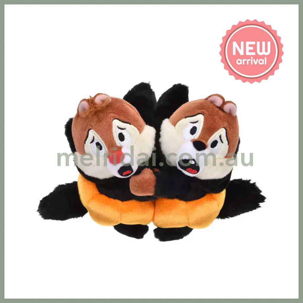 DISNEY | Chip n Dale Mouse Plush Mascot Keychain 200×200×90mm (Halloween Costume Black Cat Pumpkin)