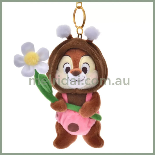 DISNEY | Chip Plush Keychain Mascot Holder Bag Charm H17×W10×D9cm (Flower Garden)
