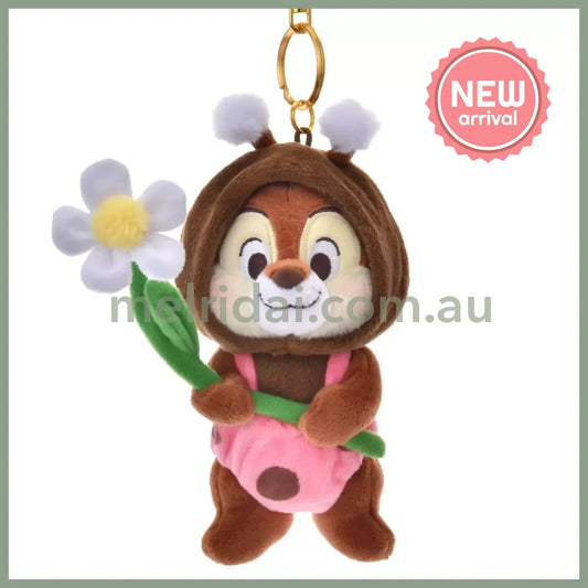 DISNEY | Chip Plush Keychain Mascot Holder Bag Charm H17×W10×D9cm (Flower Garden)