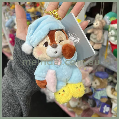 DISNEY | Chip Plush Keychain Mascot Holder Bag Charm H19.5×W12×D6.5cm (PAJAMA STYLE)