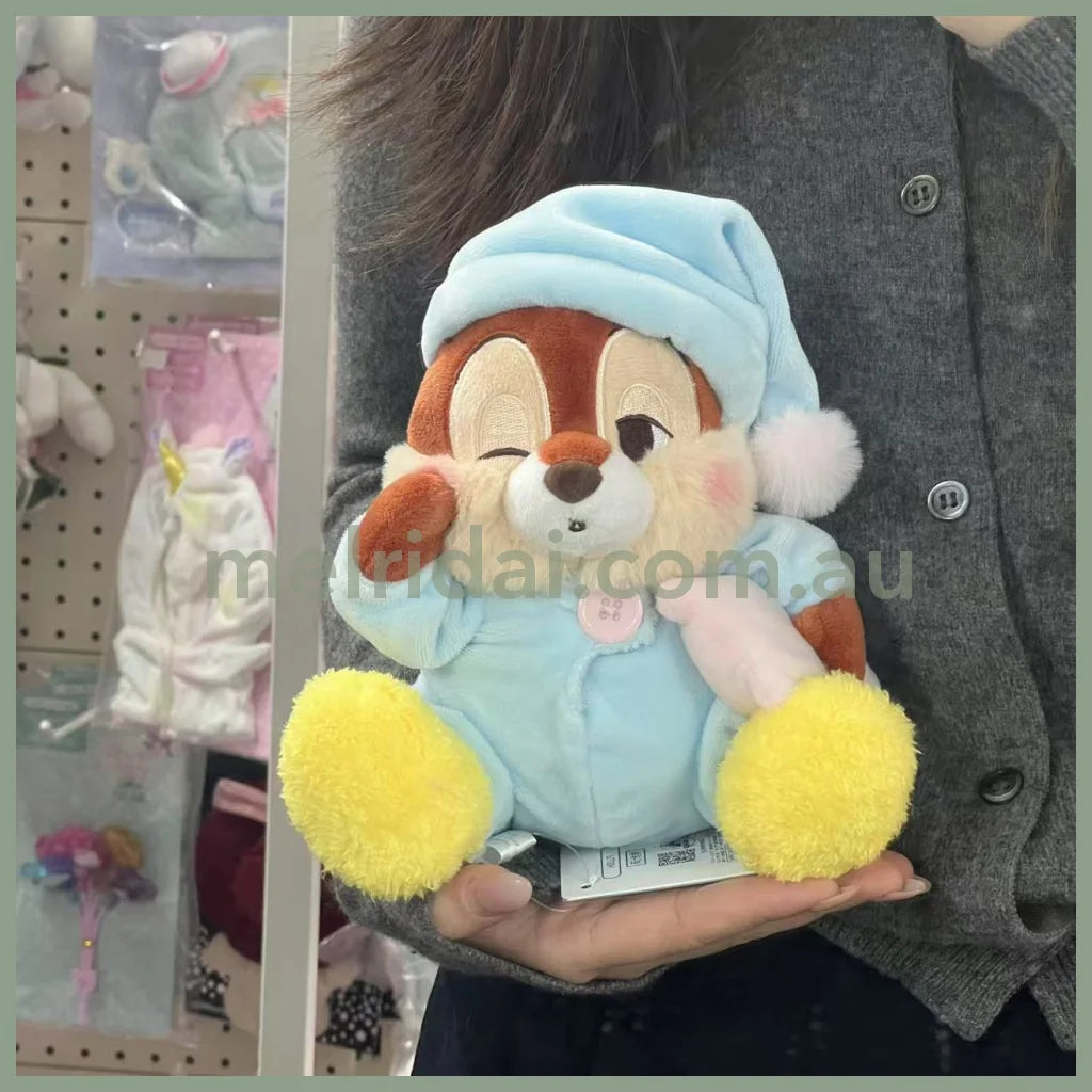 DISNEY | Chip Plush Toy H18×W16×D12cm (PAJAMA STYLE)