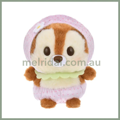 DISNEY | Chip Urupocha-chan Plush Doll H12×W12.5×D8cm (STRAWBERRY COLLECTION)