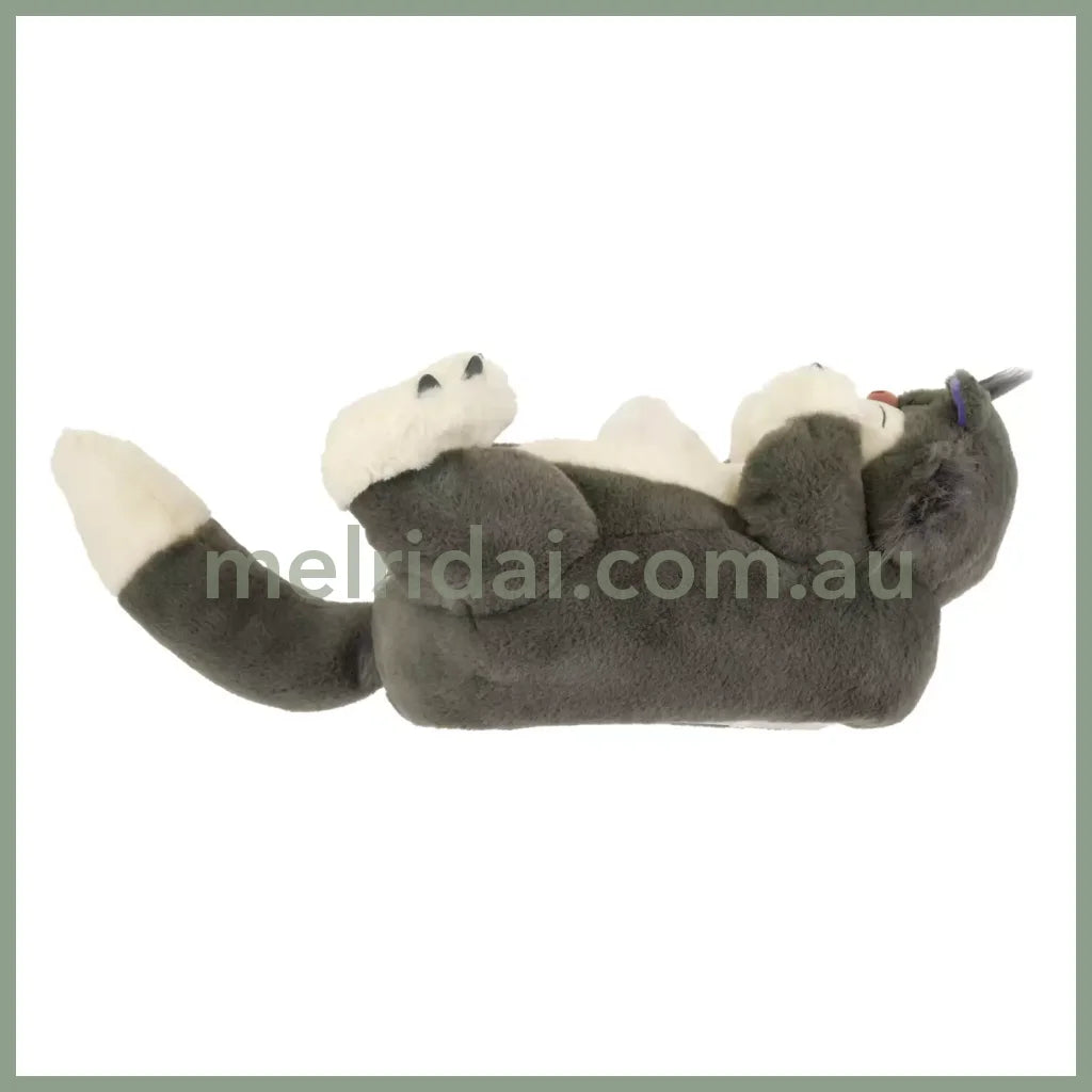 Disney | Cinderella Lucifer Tissue Box Cover Cat Day 18×35×47Cm 东京迪士尼 猫咪日 路西法纸巾盒/毛绒纸巾套