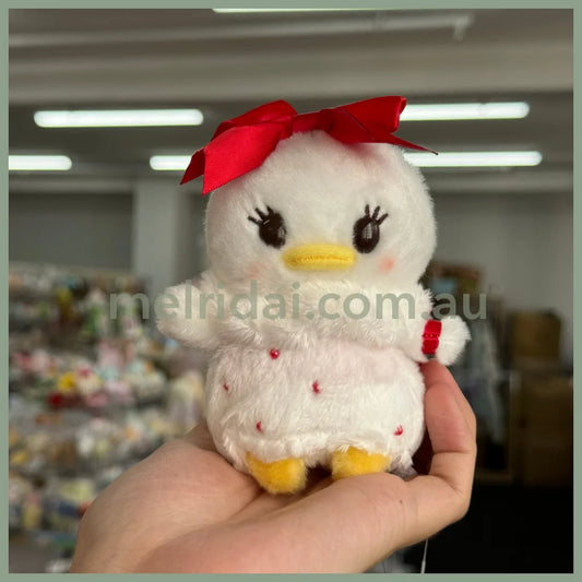 Disney | Daisy Duck Plush Toy Urupocha-Chan 12×9×8Cm (Christmas)