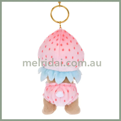 DISNEY | Dale Plush Keychain Mascot Holder H16×W10×D10cm (STRAWBERRY COLLECTION)